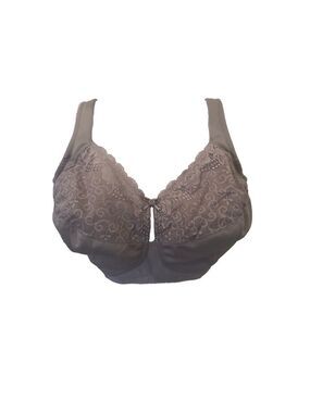 Glamorise Size 38H bra. Adjustable straps support feminine full coverage lace